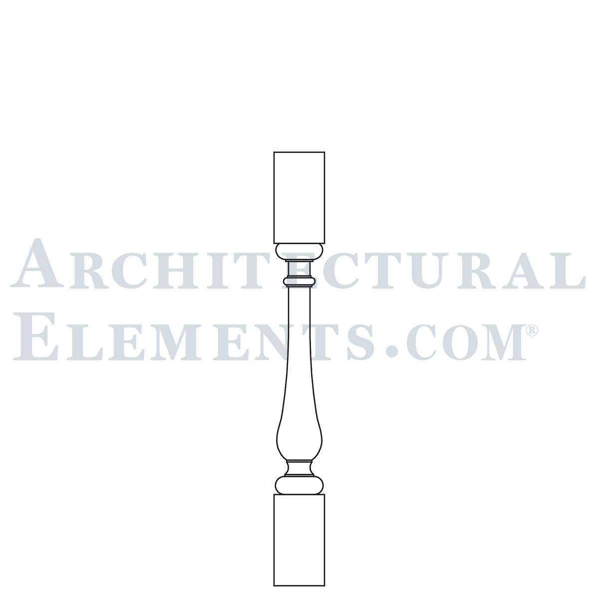 Viewing product Turned Baluster - Extended - 30