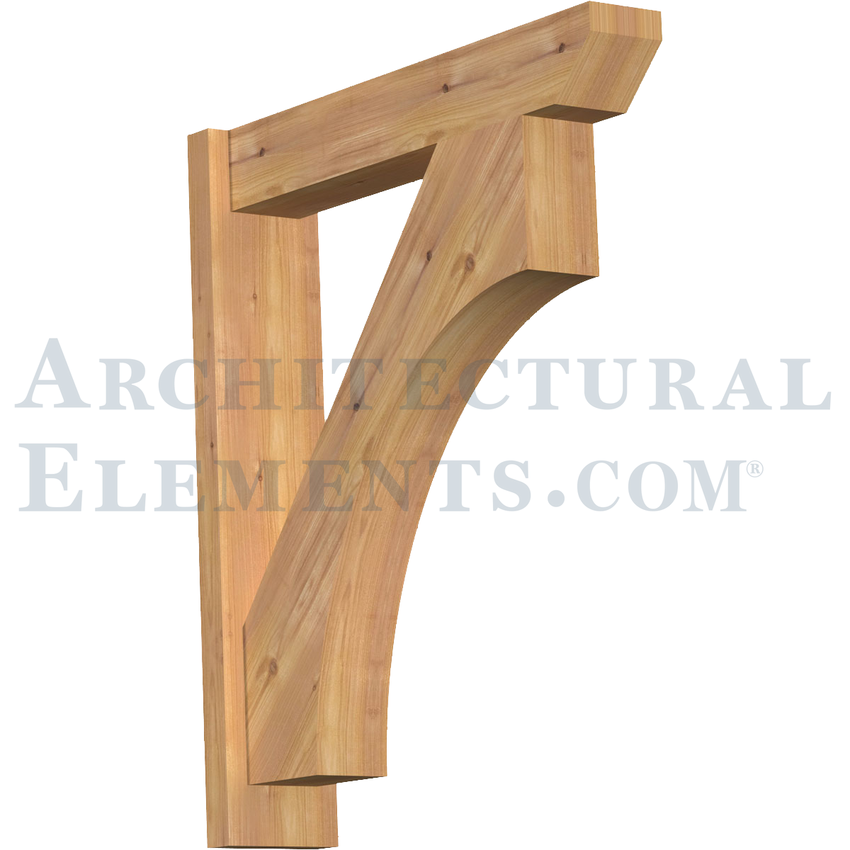 Structural Timber Bracket Viewing product Structural Wood Bracket w/Back Board -