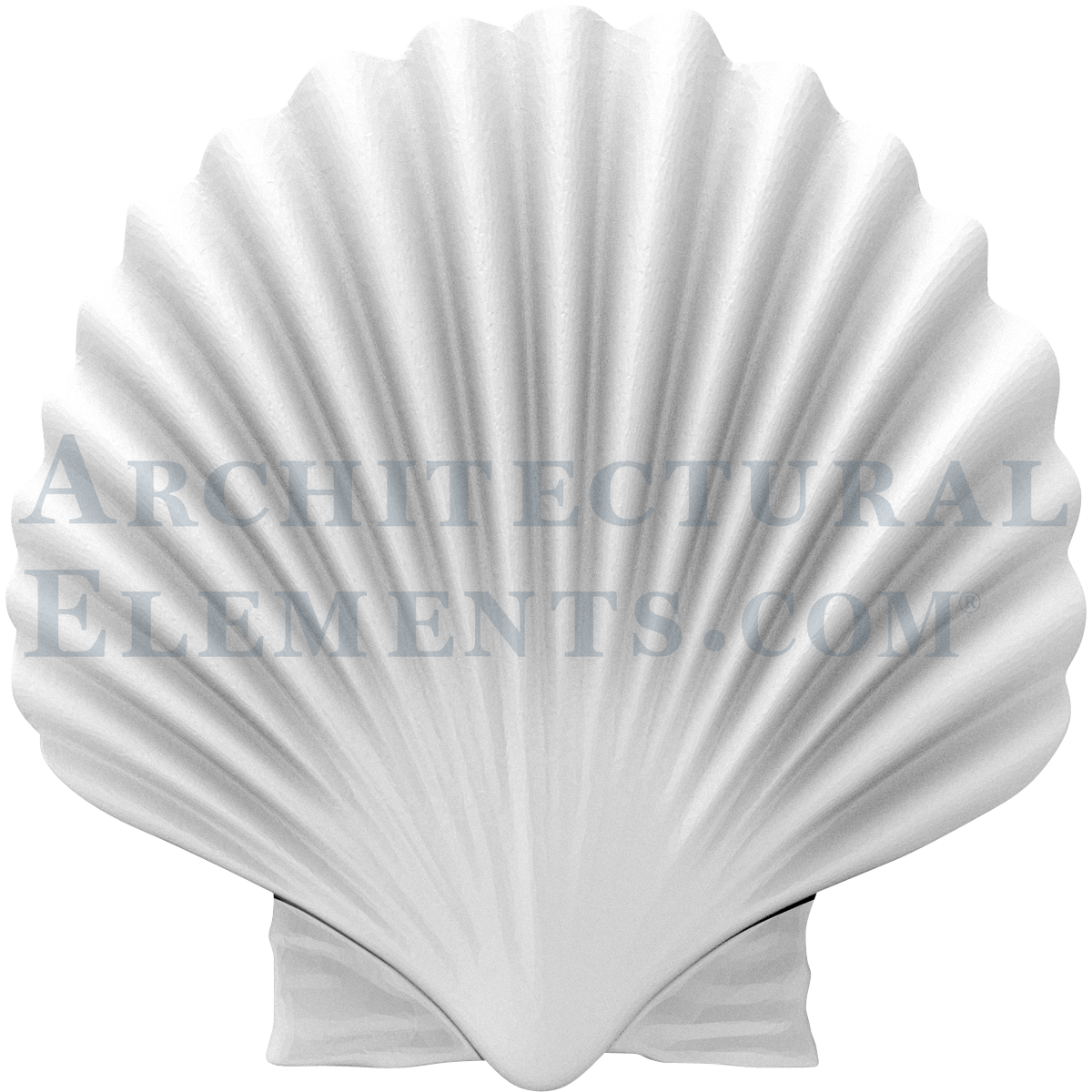Viewing product Shell Rosette - 15 Sizes Architectural Elements Inc.